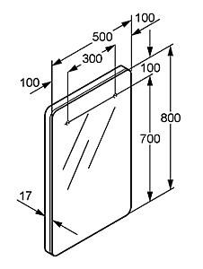 Oglindă Kludi ESPRIT (56SP142)