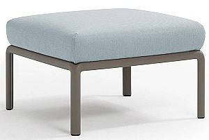 Банкетка Nardi KOMODO POUF Sunbrella 40369.10.138 Тортора (Коричневый)/Ледяной (Синий)