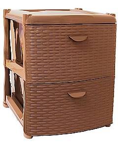 Пластиковый комод Idea М2810 Brown