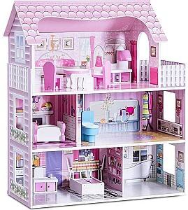 Кукольный домик Costway HW56619 Pink