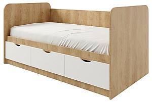 Pat ML Mobila Junior 1 80x180 Stejar Auriu/Alb