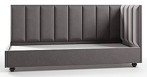 Pat ML Mobila Sharm 5 drept (90x200) Gri Inchis