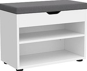 Обувница Kesper 15914 Белый/Серый