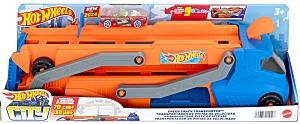 Tehnica speciala Hot Wheels transportator cu circuit Speed Track