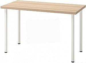Письменный стол IKEA Lagkapten/Adils 120x60 Внешний вид античного дуба (Бежевый)/Белый