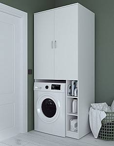 Шкаф в ванную Marcel MS 2U 85x60x199 Белый