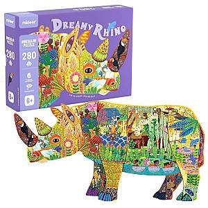 Пазлы Mideer Мечтающий носорог(MD3171)