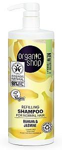 Sampon pentru par Organic Shop Refiling Shampoo Banana and Jasmine