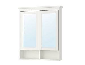 Шкаф в ванную IKEA Hemnes white  83x16x98 см