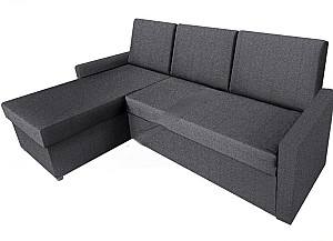 Canapea coltar Modern Leader Alaska 10 Total Eclipse Dark Grey