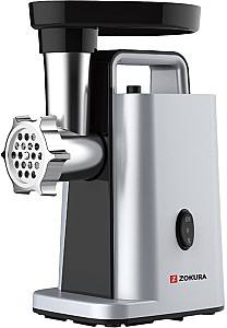Мясорубка Zokura Z1243 Inox/Black