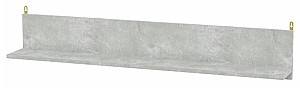 Полка на стену KompaniT П-24 Ателье светлый (Серый)