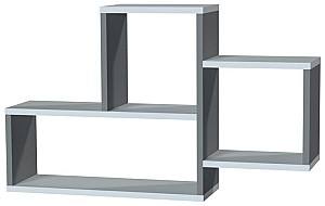 Полка на стену Smartex RD3 Белый+Графит