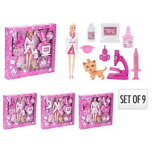  VLM Кукла-ветеринар + 9 аксессуаров