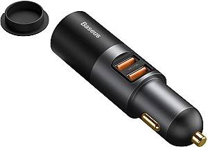 Автомобильная зарядка Baseus Baseus Share Together Gray (CCBT-D0G)