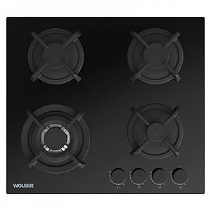 Варочная панель газовая Wolser WL-BRD 6404 BL GL TURBO FFD