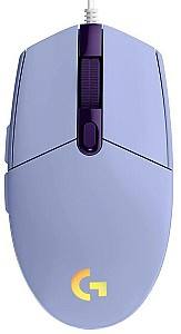 Mouse gaming Logitech G102 Lightsync Liliac