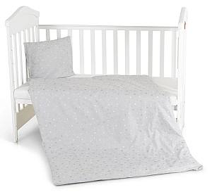 Постельное белье Hugzzz Nook Grey Stars 3pcs