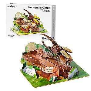 3D Puzzle Mideer „Gândacul Hercules”, 59 elem. (MD1346)