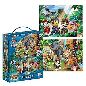 Puzzle Dodo „Aventuri în Junglă, 2 în 1”, seria Patrula cățelușilor, 60 elem. (200572)