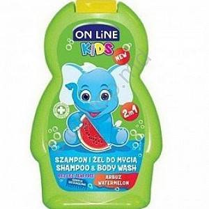 Sampon pentru copii ON LINE top 250ml SAM+G.DUS COPII WATERMELON