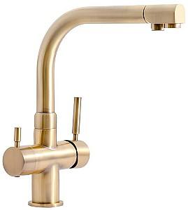 Кран для кухни Hoff 3301 G Antique Brass