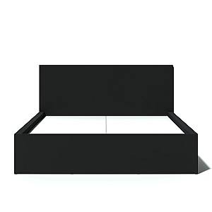 Кровать Fabrik Home Linia Uno Черный Ясень