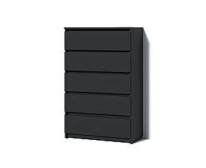 Comoda Fabrik Home Havana 5 frasin negru