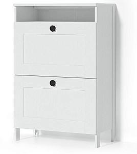 Dulap pentru incaltaminte Fabrik Home Mezzo 2D Frasin Alb