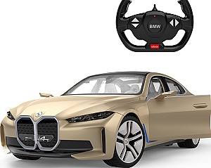 Игрушка на пульте управления Rastar 1:14 BMW i4 Concept Gold