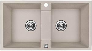 Кухонная мойка Backer NONA DUO IVORY 800x440