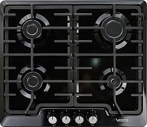 Plita pe gaz incorporabila Vesta BHF6060ICE/BL