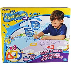 Covoras de joaca copii TOMY pentru desen cu apă Desenăm cu forme