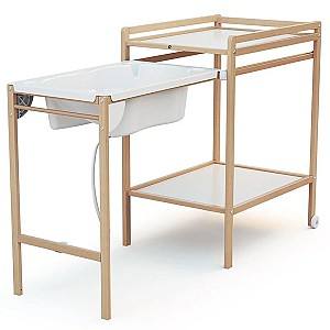 Пеленальный столик Premaman 2 в 1 с ванной