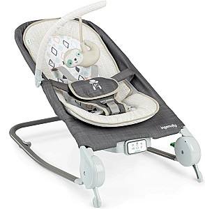 Leagan Bright Starts Ingenuity Happy Belly Rock-to-Bounce Parker