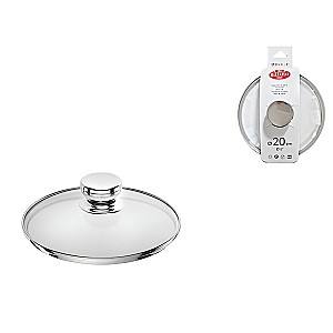 Capac pentru vesela Ballarini din sticla cu gaura pentru aburi 20сm