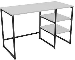 Masa de birou Art Metal Furniture Jet Alb/Negru