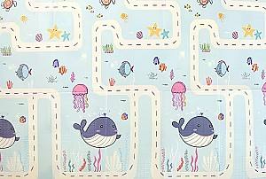 Covoras de joaca copii VLM Sea/Alphabet 150x200 FM-231101