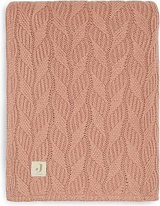 Плед Jollein Spring Knit Rosewood/Coral Fleece