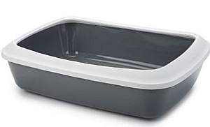Tavita pentru pisici Beeztees Iriz Open with Rim Grey