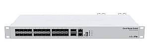 Коммутатор MikroTik CRS326-24S+2Q+RM Белый