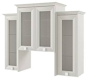 Шкаф витрина ML Mobila Мира Буфет 2 Белый