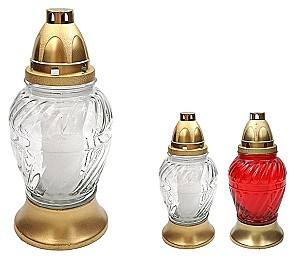 Подсвечник Zniczplast Полоски, 28 часов