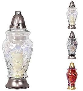 Подсвечник Zniczplast перламутр 3 цвета, 55 часов