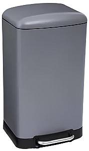 Мусорное ведро Five с педалью 30л серый