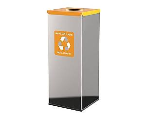 Cos de gunoi Alda Eko Square Prestige Yellow 60l