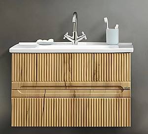 Dulap sub lavoar Martat Duo 80cm Stejar (Bej)