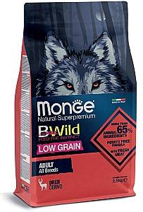 Hrana uscata pentru caini Monge BWILD LG ADULT Deer 2.5kg