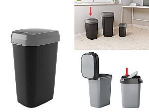 Мусорное ведро KIS с откидной крышкой 25л черный