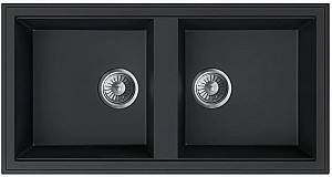 Chiuveta de bucatarie Milo Alpha ALP.C.2KBO-A Carbon Black